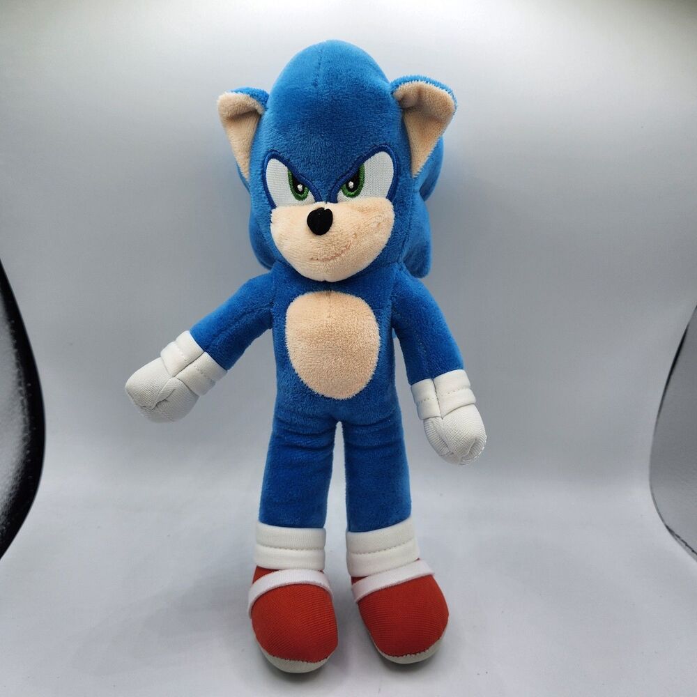 2022 Sonic The Hedgehog 2 The Movie SONIC 10" Inch Soft Plush Stuffed Toy